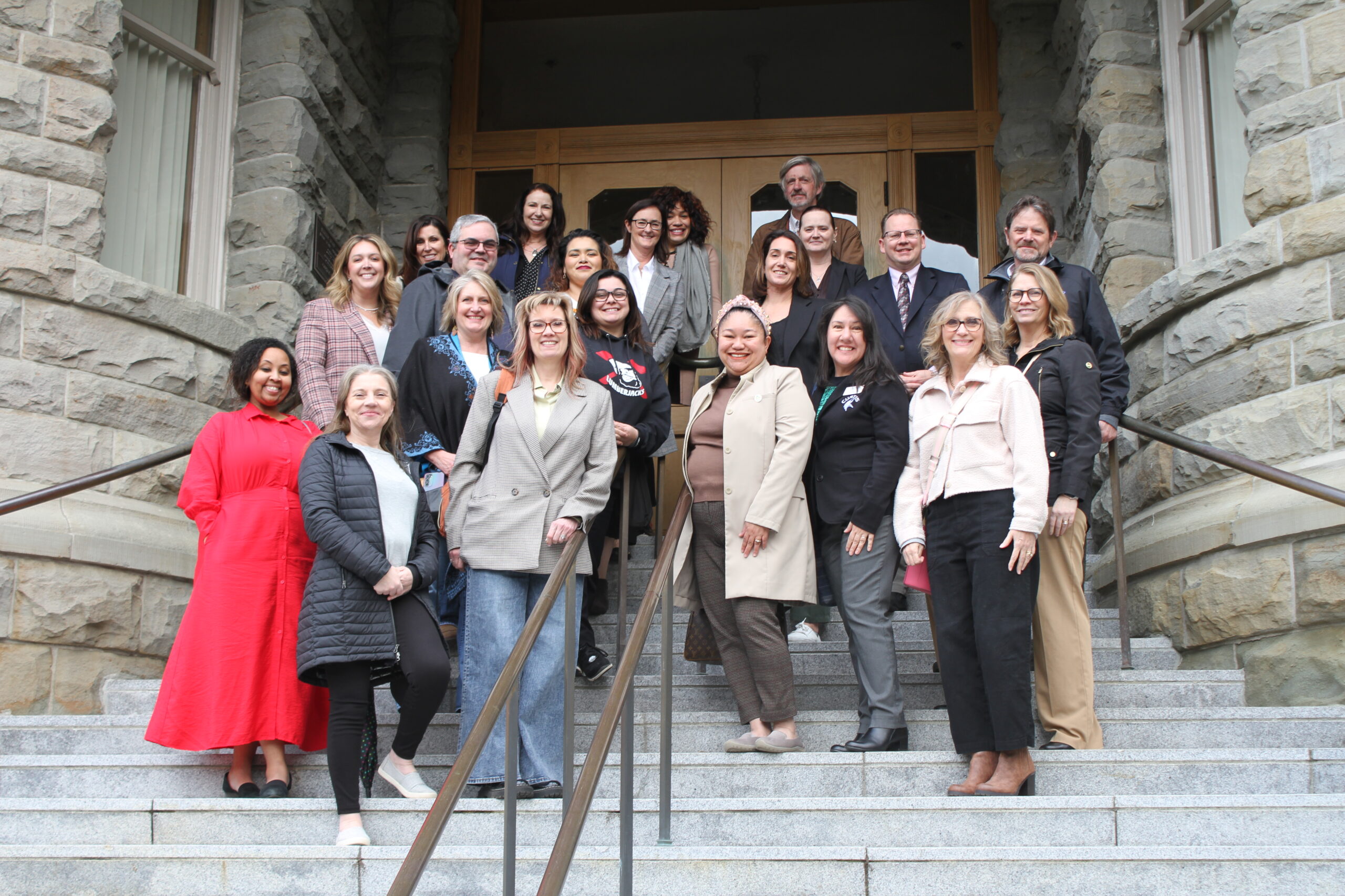 School directors and WSSDA staff posing.