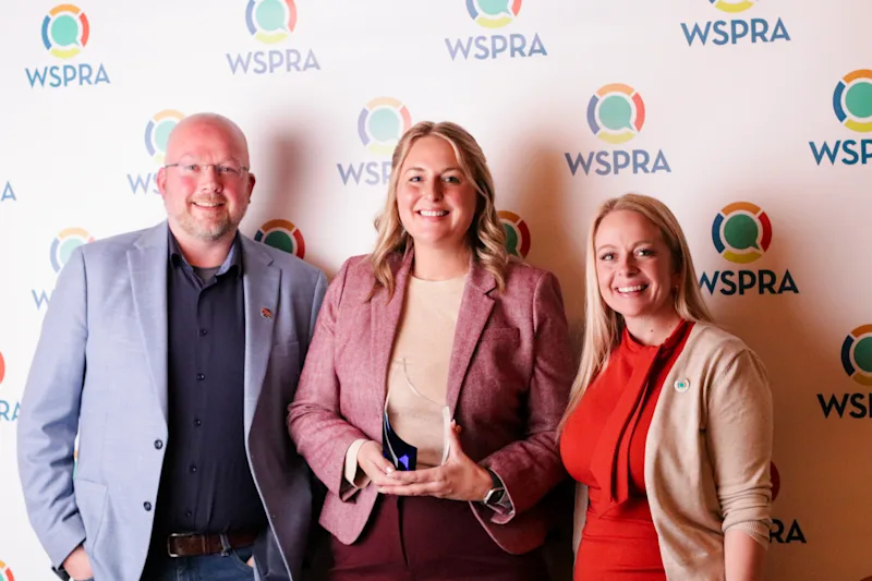 WSPRA award recipient.